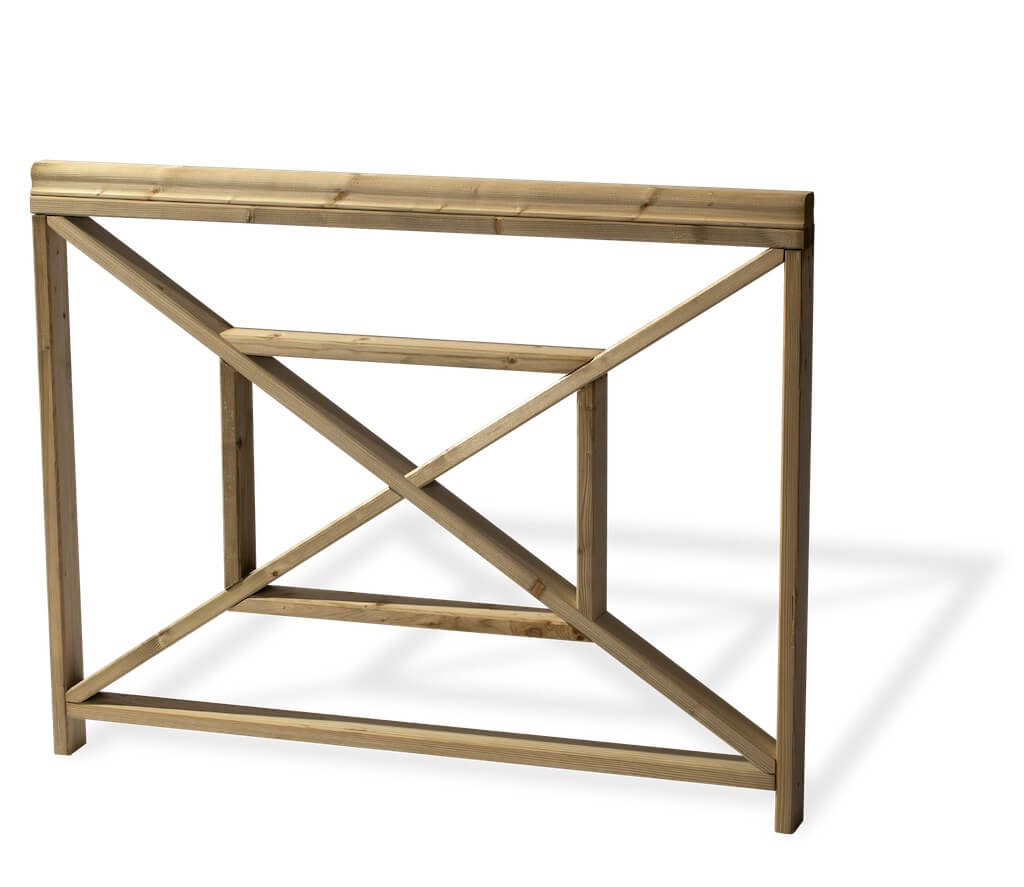 Balustrade en bois Antilles