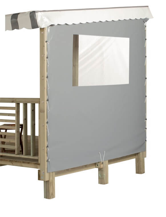 Toile partie gauche de la terrasse